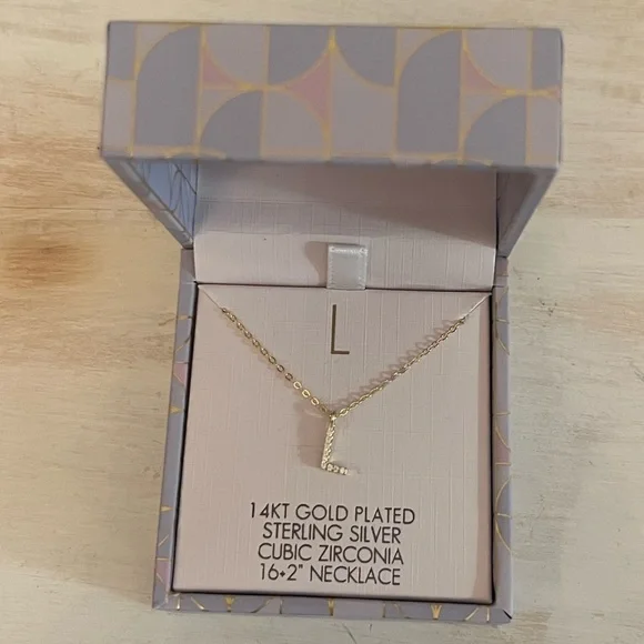 Isabella M Jewelry Isabella M L Initial Necklace Poshmark - Main Image